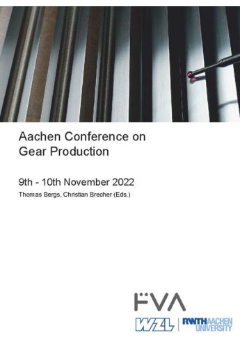 Aachen Conference on Gear Production. 9th – 10th November 2022, Aachen