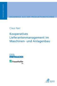 Kooperatives Lieferantenmanagement im Maschinen- und Anlagenbau