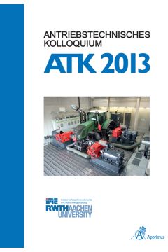 Antriebstechnisches Kolloquium ATK 2013