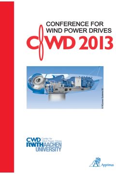 Conference for Wind Power Drives CWD 2013