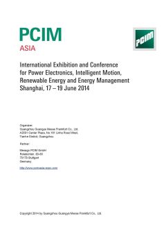 International Exhibition and Conference for Power Electronics, Intelligent Motion, Renewable Energy and Energy Management 2014 (E-Book)