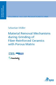 Material Removal Mechanisms during Grinding of Fiber-Reinforced Ceramics with Porous Matrix