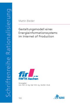 Gestaltungsmodell eines Energieinformationssystems im Internet of Production (E-Book)