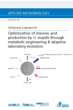 Optimization of itaconic acid production by U. maydis through metabolic engineering & adaptive laboratory evolution