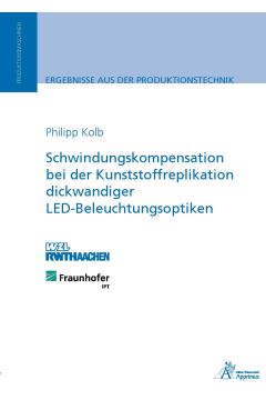 Schwindungskompensation bei der Kunststoffreplikation dickwandiger LED-Beleuchtungsoptiken